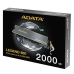 Adata Legend 860 (SLEG-860-2000GCS) 2TB NVMe SSD, PCIe Gen4, M.2 Interface, 2280, Read 6000 MB/s, Write 5000 MB/s, Heatsink 5 Year Warranty - Image 7