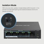 Mercusys MS105GP 5-Port Gigabit Desktop Switch with4-Port PoE+ - Image 8