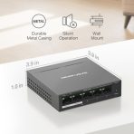 Mercusys MS105GP 5-Port Gigabit Desktop Switch with4-Port PoE+ - Image 11
