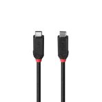 Lindy Black Line 37002 2m USB4 240W Cable, 24 pin USB-C (M) to 24 pin USB-C (M) - Image 2
