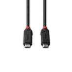 Lindy Black Line 37002 2m USB4 240W Cable, 24 pin USB-C (M) to 24 pin USB-C (M) - Image 4