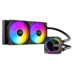 Antec Skeleton 240 ARGB Liquid CPU Cooler, Universal Socket, Black, 240mm Radiator, PWM up to 2000 RPM Cooling Fans, Addressable RGB LED Lighting - Image 11