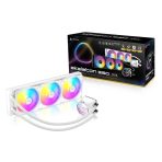 Antec Skeleton 360ARGB Liquid CPU Cooler, Universal Socket, White, 360mm Radiator, PWM up tp 2000 RPMCooling Fans, Addressable RGB LED Lighting - Image 2