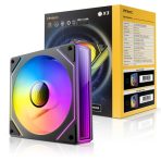 Antec Vision 120mm Reverse ARGB - 3 PK, Black, Up to 1500RPM, 37.2CFM Airflow, 27.5dB Max, 4-pin ARGB 3-pin - Image 4