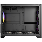 Antec FLUX M Mini Tower PC Case - Tempered Glass, Steel/Plastic, 6 PWM Fans, USB-C, Mirco-ATX/ITX Compatibility - Image 5