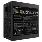 GIGABYTE GP-UD750GM 750W V2, 80 Plus Gold Certified Fully Modular Power Supply, PCIe Gen 5.1, 80 PLUS Gold, Fully Modular Design, 120mm Fan, ATX 3.1 compatible, UK Plug - Image 5
