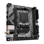 Gigabyte A620I AX (rev. 1.0) AMD AM5 Socket Motherboard, Mini-ITX, 2x DDR5 Slots, 1x M.2 Socket, 2.5GbE LAN, Wi-Fi 6E, 1 x DisplayPort / 1x HDMI Port - Image 3