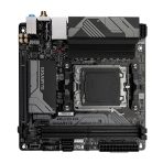 Gigabyte A620I AX (rev. 1.0) AMD AM5 Socket Motherboard, Mini-ITX, 2x DDR5 Slots, 1x M.2 Socket, 2.5GbE LAN, Wi-Fi 6E, 1 x DisplayPort / 1x HDMI Port - Image 4