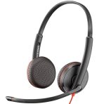 Plantronics Blackwire 3225 Stereo USB-C Headset with 3.5mm Jack & USB-C/A Adapter (Bulk Pack- Non-Retail) - Image 2