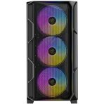 Antec AX1000 ARGB Mid-Tower Gaming PC Case, Full Mesh Front, Tempered Glass, Steel/Plastic,4 x 120mm ARGB Fans, E-ATX, ATX/Micro-ATX/ITX Compatible - Image 5