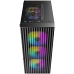 Antec AX27 RGB Elite Mid-Tower Gaming PC Case with Tempered Glass, Full Mesh Front Panel, 4 Pre-installed 120mm Fixed-RGB Fans, ATX/Micro-ATX/ITX Compatible, Black - Image 9