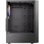 Antec AX26 RGB Elite Mid-Tower Gaming PC Case - Pre-Installed 4 x 120mm Fixed-RGB Fans, Tempered Glass Side Panel, High-Airflow Mesh Front - ATX/Micro-ATX/ITX - Image 7