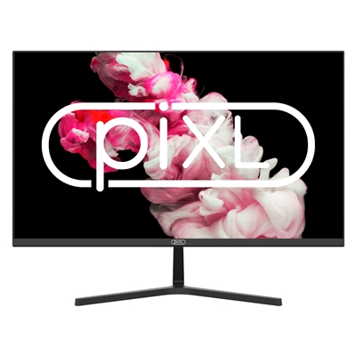 piXL PX27IVHD 27 Inch Frameless Monitor, Widescreen IPS LED Panel, Full HD 1920x1080, 5ms Response Time, 100Hz Refresh, HDMI, VGA, Speakers, VESA, Black Finish, 3 Year Warranty