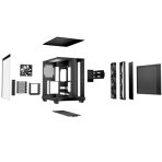 be quiet! Light Base 500 BGW83 Mid-Tower Case, Tempered Glass, 4x 120mm PWM Fans, High-Airflow ATX Case, USB-C, 360mm Radiator Support, Vertical GPU Mount, Black - Image 2