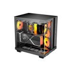 be quiet! Light Base 500 LX BGW85 Mid-Tower Case, Tempered Glass, 4 x ARGB Light Wings LX Fans, High Airflow ATX Case, USB-C 10Gbps, 400mm GPU Support, Vertical GPU Mount, Black - Image 4