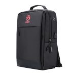 Marvo Scorpion Urbano 20 Black Waterproof 15.6 Inch Laptop Backpack with USB Charging Port (Black)