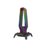 Marvo Scorpion HZ-10 Kobe 30 USB RGB Gaming Headset Stand and Hub (Black)