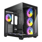 ANTEC Constellation C5 Black ARGB Case, 270 Full-view tempered glass, Dual Chamber, Support back-connect motherboards, 7 x ARGB PWM fans with built-in fan controller, ATX, Micro-ATX, ITX