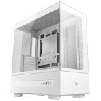 DeepCool CH690 Digital ATX Mid-Tower Case, High-Airflow PC Case with Semi-Glass Panel, USB-C Port, Support for 420mm Radiator, 450mm GPU, ATX PSU, White