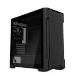 Gigabyte C102 GLASS Mid Tower PC Case - Black, Tempered Glass Side Panel, Optimized Airflow, Dual USB 3.0 Ports, Supports Liquid Cooling Up to 360mm