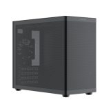 TecWare Fusion 3 mATX Compact PC Case, High Airflow SFF Chassis, 3 Fans Included, Top-Mount ATX/SFX PSU Support, USB-C, Supports 280mm GPU & Dual Radiators, Black