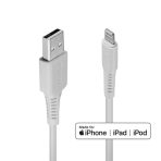 Lindy 31327 2m USB-A (M) 2.0 To Lightening (M) MFi Certified 480Mbps Cable - White - Image 2
