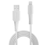 Lindy 31327 2m USB-A (M) 2.0 To Lightening (M) MFi Certified 480Mbps Cable - White - Image 3