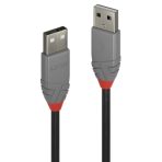 Lindy 36692 1m USB-A (M) 2.0 Anthra Line 480Mbps Cable - Black - Image 2