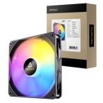 Antec P14 ARGB PWM 140mm Case Fan - Hydraulic Bearing, 240-1350 RPM, Black