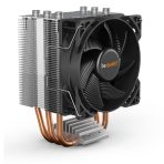 be quiet! Pure Rock Slim 2 Fan CPU Cooler, Universal Socket, Pure Wings 2 92mm PWM Black Cooling Fan, 2000RPM, 3 Heat Pipes, 130W TDP, Slim & Compact Design, Intel LGA 1700 & AMD AM5 Compatible