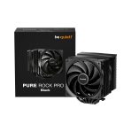 be quiet! Pure Rock Pro 3 CPU Cooler, Black, Universal Socket, 2 x Pure Wings Fans, 2000RPM, only 34.8dB(A) at maximum fan speed, 250W TDP, 3-year manufacturers warranty