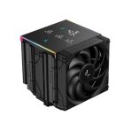 DeepCool AK620 Digital Pro CPU Air Cooler, Dual-Tower with Digital Display, 120mm FDB Fans, ARGB Lighting, 6 Copper Heatpipes, LGA1700/AM5 Compatible, High-Performance Quiet Cooling for Gaming PCs