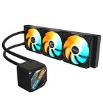 GIGABYTE GP-GIGABYTE Gaming 360 All-in-One Liquid CPU Cooler with 360mm Radiator, ARGB Lighting, Teflon Tubing and Magnetic Rotating Cover - Image 5