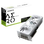 Gigabyte NVIDIA GeForce RTX 5070 Ti AERO OC 16GB GDDR7 Graphics Card, 8960 CUDA Cores, 2588 MHz Core Clock, Triple Fan, White, RGB, 3x DisplayPorts / 1x HDMI Port