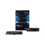 Samsung 990 PRO(MZ-V9P2T0BW) 2TB NVMe SSD, PCIe Gen4, M.2 Interface, 2280, Read 7450 MB/s, Write 6900 MB/s, 5 Year Warranty