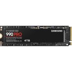 Samsung 990 PRO(MZ-V9P4T0BW ) 4TB NVMe SSD, PCIe Gen4, M.2 Interface, 2280, Read 7450 MB/s, Write 6900 MB/s, 5 Year Warranty