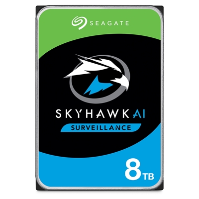 Seagate SkyHawk Surveillance AI 8TB 3.5" 7200RPM 256MB Cache SATA III Internal Hard Drive