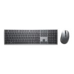 Dell KM7321W Premier Multi-Device Keyboard and Mouse Combo, 2.4GHz / Bluetooth 5.0 Wireless, 12 programmable keys for PC and Laptop, QWERTY UK English Layout, Sliver