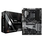 ASRock B450 Pro4 R2.0 Super Alloy AMD AM4 Socket Motherboard, ATX, 4x DDR4 Slots, 2x M.2 Sockets, GbE LAN, 1x D-Sub / 1x DisplayPort / 1x HDMI Port