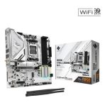 ASRock B850M Steel Legend WiFi AMD AM5 Socket Motherboard, Micro-ATX, 4x DDR5 Slots, 3x M.2 Sockets, Fitted I/O Shield, 2.5GbE LAN, Wi-Fi 7, 1x DisplayPort / 1x HDMI Port