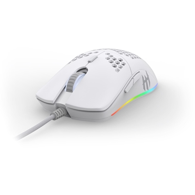 Tecware Exo Elite Lightweight 16000dpi RGB USB Gaming Mouse White