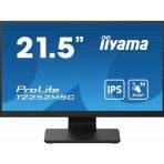 iiyama PROLITE T2252MSC-B2 21.5 Inch 10 Point Touchscreen IPS Monitor, Full HD, 5ms, USB Hub, HDMI, DisplayPort, Speakers, Black, Internal PSU, VESA - Image 2