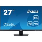 iiyama Prolite XU2793HSU-B6 27 inch Frameless IPS Monitor, Full HD, 1ms, USB Hub, HDMI, DisplayPort, 100Hz, HDCP, Speakers, Black, Internal PSU, VESA - Image 2