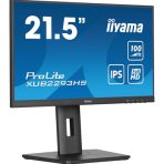 iiyama PROLITE XUB2293HS-B6 22 inch IPS Monitor, Full HD, 1ms, HDMI, DisplayPort, Freesync, 100Hz, Speakers, Black, Internal PSU, Height Adjust, Pivot, ACR, VESA - Image 8