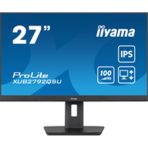 iiyama Prolite XUB2792QSU-B6 27 inch QHD IPS Monitor, 0.4ms, HDMI, DisplayPort, USB Hub, 100Hz, Speakers, Black, Internal PSU, Height Adjust, Pivot, VESA