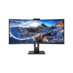 Philips P-line 346P1CRH - LED monitor - curved - 34 - 3440 x 1440 WQHD @ 100 Hz - VA - 500 cd/m - 3000:1 - DisplayHDR 400 - 4 ms - HDMI DisplayPort USB-C - speakers - black texture - Image 3