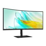 Samsung 34 Inch ViewFinity S65UC Curved Monitor, 3440 x 1440 UWQHD, 100Hz, 5ms, HDMI, DisplayPort, USB-C, Speakers, Black, Height Adjustable - Image 5
