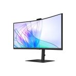 Samsung ViewFinity S6 S34C652VAU - S65VC Series 34 inch Ultra WQHD Curved Monitor, 3440x1440, 100Hz, 350cd/m, 5 ms, HDMI, DisplayPort, USB-C, USB Hub, KVM, Freesync, Height Adjustable, Webcam, Speaker - Image 7