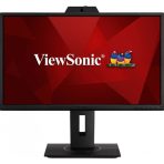 Viewsonic VG2440V 23 Inch Full HD IPS Monitor, Widescreen, 60Hz, 5ms, VGA, HDMI, DisplayPort, Speakers, Webcam & Micrphone, Height Adjustable