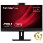 Viewsonic (VG2756V-2K) 27? QHD Webcam Docking Monitor with Built-in LED Fill Lights and Two-Way Noise-Reduction